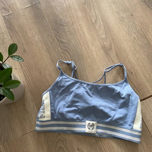 PINK (By Victoria’s Secret) Blue Wireless Bralette - Picture 3 of 11